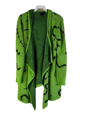 Hot Topic Disney Nightmare Before Christmas Oogie Boogie Cardigan Sweater